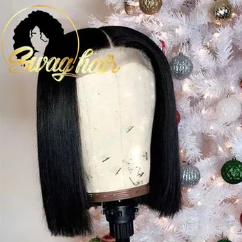 Swag Hair Brazilian Remy Hair Straight Bob Wigs 100% Natural Human Hair Wigs 13*4 Lace Front Wigs Pre Plucked 150 Density
Swag Hair Brazilian Remy Hair Straight Bob Wigs 100% Natural Human Hair Wigs 13*4 Lace Front Wigs Pre Plucked 150 Density