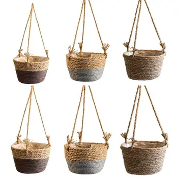 Woven Rattan Hanging Planter Flower Pot Plant Basket Balcony Garden Home Decoration
Woven Rattan Hanging Planter Flower Pot Plant Basket Balcony Garden Home Decoration