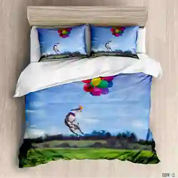 3D Hot Air Balloon Printing Blue Sky 2/3Pcs Set Cartoon Bedding Set Duvet cover Pillow case Home Textile
3D Hot Air Balloon Printing Blue Sky 2/3Pcs Set Cartoon Bedding Set Duvet cover Pillow case Home Textile