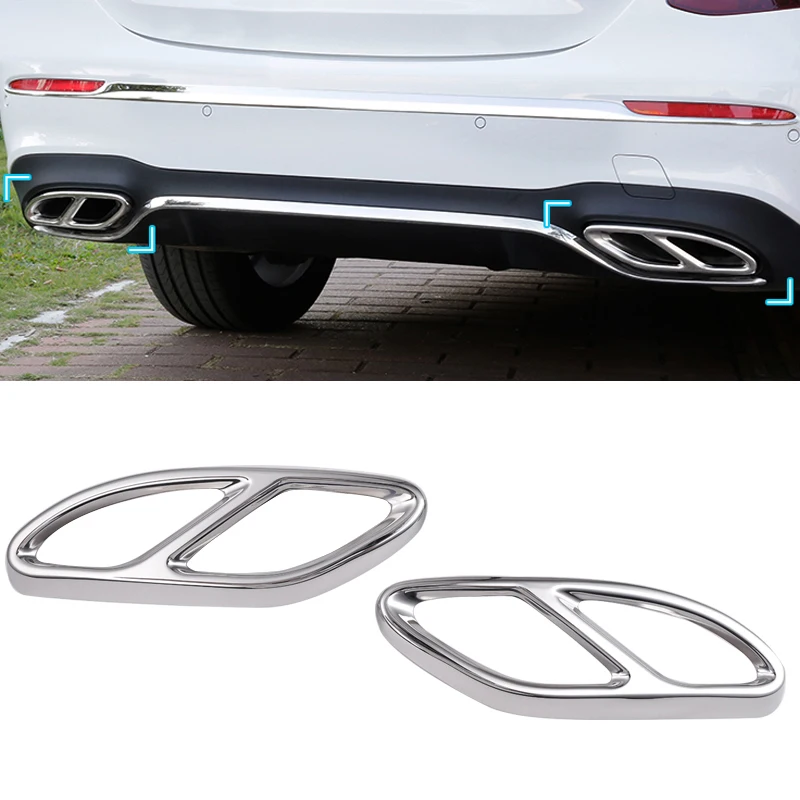 Car-styling AMG Rear Exhaust Pipe Cover Trim Frame For Mercedes Benz B C E Class Coupe W246 W205 W212 GLE W166 C292 GLS CLA
Car-styling AMG Rear Exhaust Pipe Cover Trim Frame For Mercedes Benz B C E Class Coupe W246 W205 W212 GLE W166 C292 GLS CLA