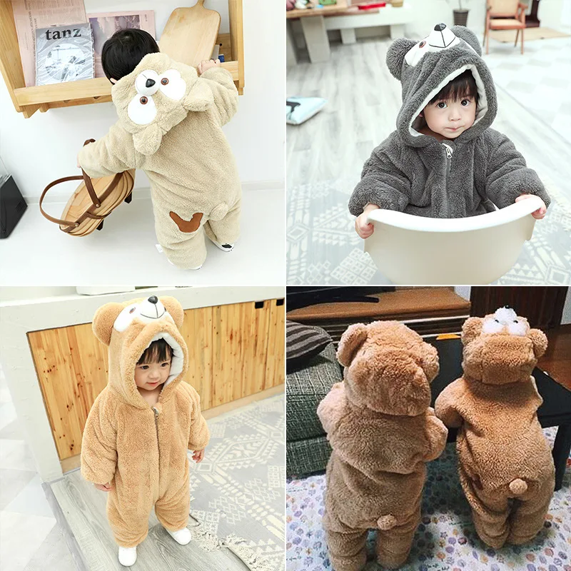 Infant Brushed And Thick Climbing Clothes Autumn And Winter Hooded Coat 0-3-Year-Old Infant Padded Warm Onesie Cotton-padded Clo
Infant Brushed And Thick Climbing Clothes Autumn And Winter Hooded Coat 0-3-Year-Old Infant Padded Warm Onesie Cotton-padded Clo