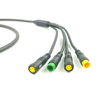 1T4 Wiring Harness Extension Cable For Bafang Mid Drive Motor BBS01/ 02/ HD 1m High Quality Extension Cable Durable Bicycle Part
1T4 Wiring Harness Extension Cable For Bafang Mid Drive Motor BBS01/ 02/ HD 1m High Quality Extension Cable Durable Bicycle Part