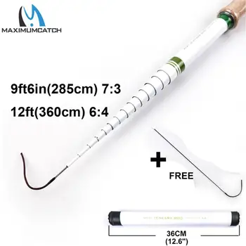Maximumcatch Telescopic Tenkara Fly Fishing Rod 6:4 Action 285/360cm 15sec Carbon Fiber Fly Rod with 32cm Tube
Maximumcatch Telescopic Tenkara Fly Fishing Rod 6:4 Action 285/360cm 15sec Carbon Fiber Fly Rod with 32cm Tube