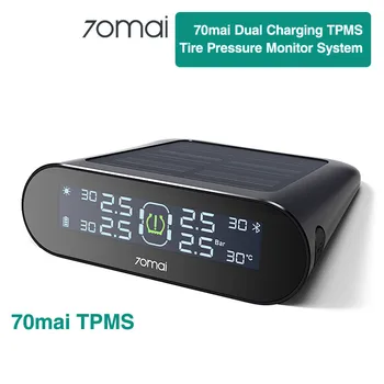 70mai Tire Pressure Monitor tpms System English APP Solar Power usb android USB tmps 70 mai Car Sensors System Alarm
70mai Tire Pressure Monitor tpms System English APP Solar Power usb android USB tmps 70 mai Car Sensors System Alarm