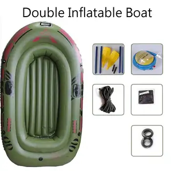 190x120cm Gaint Inflatable Kayak Canoe Rowing Air Boat Double PVC Inflatable Boat Fishing Boat with 2xOars + Air Pump + Rope Set
190x120cm Gaint Inflatable Kayak Canoe Rowing Air Boat Double PVC Inflatable Boat Fishing Boat with 2xOars + Air Pump + Rope Set