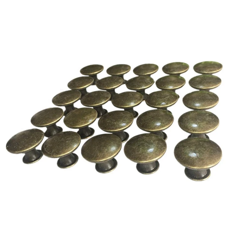 25PCS Vintage Door Drawer Knobs 30mm Antique Furniture Kitchen Cabinet Cupboard Handles, for Dresser and Cabinet, Old Bronze
25PCS Vintage Door Drawer Knobs 30mm Antique Furniture Kitchen Cabinet Cupboard Handles, for Dresser and Cabinet, Old Bronze