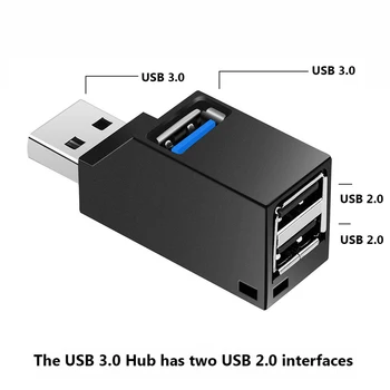 3 Port USB Hub Mini USB 2.0 3.0 High Speed Hub Splitter Case For Laptop PC Card Reader For iPhone Xiaomi Mobile Phone Center
3 Port USB Hub Mini USB 2.0 3.0 High Speed Hub Splitter Case For Laptop PC Card Reader For iPhone Xiaomi Mobile Phone Center