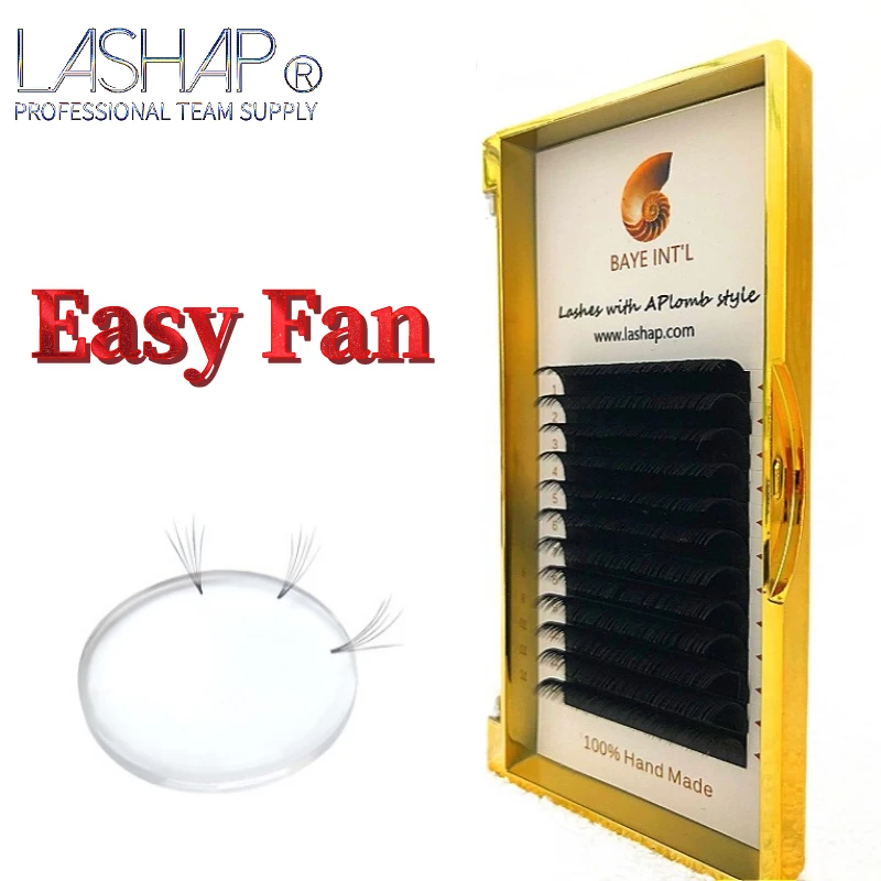 LASHAP Easy Fan Eyelashe Extension 0.07mm all size thickness handmade bloom volume fast fan false lashes makeup tool
LASHAP Easy Fan Eyelashe Extension 0.07mm all size thickness handmade bloom volume fast fan false lashes makeup tool