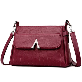 Fashion V Letter Ladies Leather Crossbody Hand Bags For Women Messenger Bag 2019 Luxury Handbags Women Bags Designer Sac A Main
Fashion V Letter Ladies Leather Crossbody Hand Bags For Women Messenger Bag 2019 Luxury Handbags Women Bags Designer Sac A Main