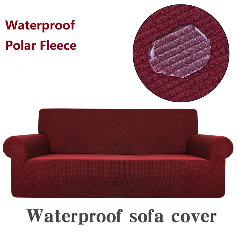 Thicken Polar Fleece Waterproof Sofa Cover Elastic All-inclusive Couch Covers for Living Room Four Season Slipcover Universal
Thicken Polar Fleece Waterproof Sofa Cover Elastic All-inclusive Couch Covers for Living Room Four Season Slipcover Universal