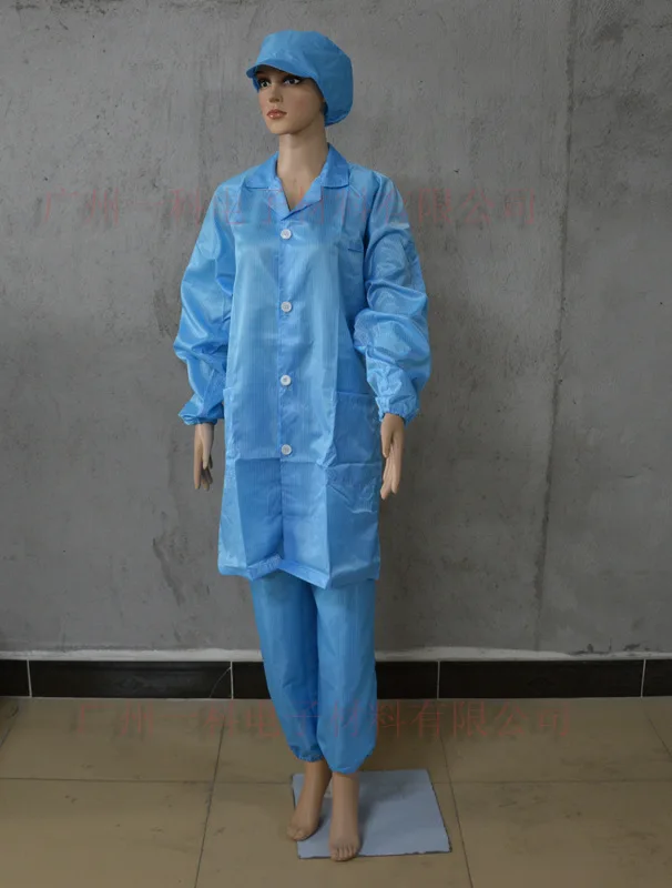 Manufacturers Direct Selling Anti-static Blue Unlined Long Gown Anti-static Service Clean Room Cleanroom Garment Food Work Cloth
Manufacturers Direct Selling Anti-static Blue Unlined Long Gown Anti-static Service Clean Room Cleanroom Garment Food Work Cloth