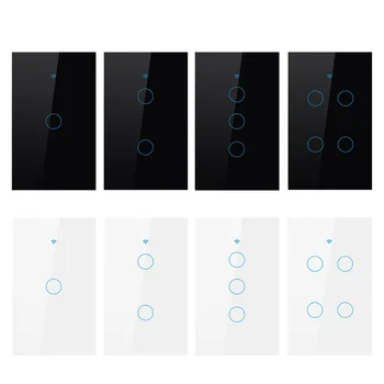 WiFi +RF Smart Wall Touch Switch APP Remote Control Lighting Dimmer Switch Parts 
WiFi +RF Smart Wall Touch Switch APP Remote Control Lighting Dimmer Switch Parts