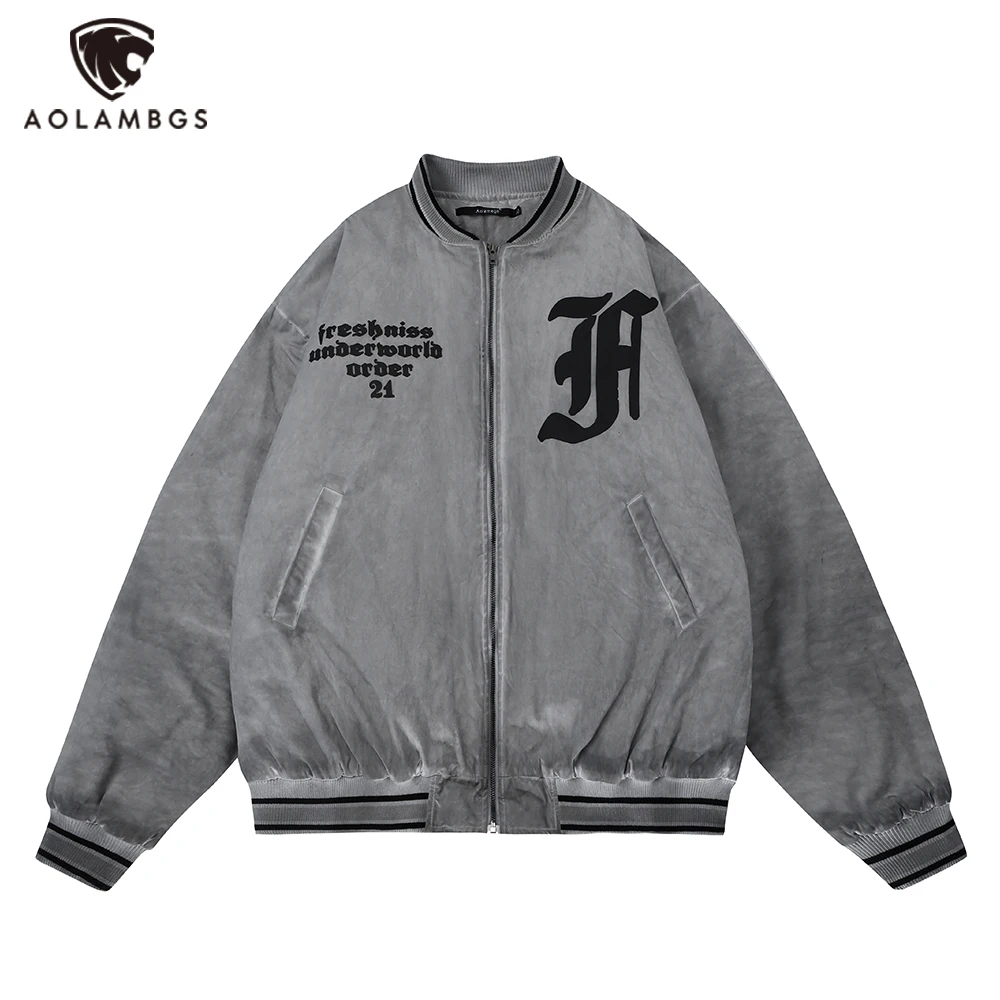 Aolamegs Winter Jacket Men Vintage Letter Print Solid Bomber Jackets Coats Winter Padded Simple Advanced Fashion Male Streetwear
Aolamegs Winter Jacket Men Vintage Letter Print Solid Bomber Jackets Coats Winter Padded Simple Advanced Fashion Male Streetwear