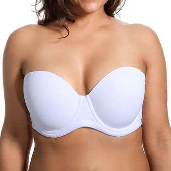Drop Ship Multi-way Smooth Women's Underwire Strapless Braidal Wedding Push Up Big Size Demi Bra 32 34 36 38 40 42 B C D DD E F 
Drop Ship Multi-way Smooth Women's Underwire Strapless Braidal Wedding Push Up Big Size Demi Bra 32 34 36 38 40 42 B C D DD E F