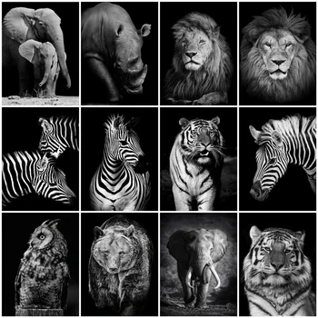 AZQSD Black White Animal Diamond Embroidery Painting Full Round Drill Diy Mosaic Decor Elephant Zebra 5D
AZQSD Black White Animal Diamond Embroidery Painting Full Round Drill Diy Mosaic Decor Elephant Zebra 5D