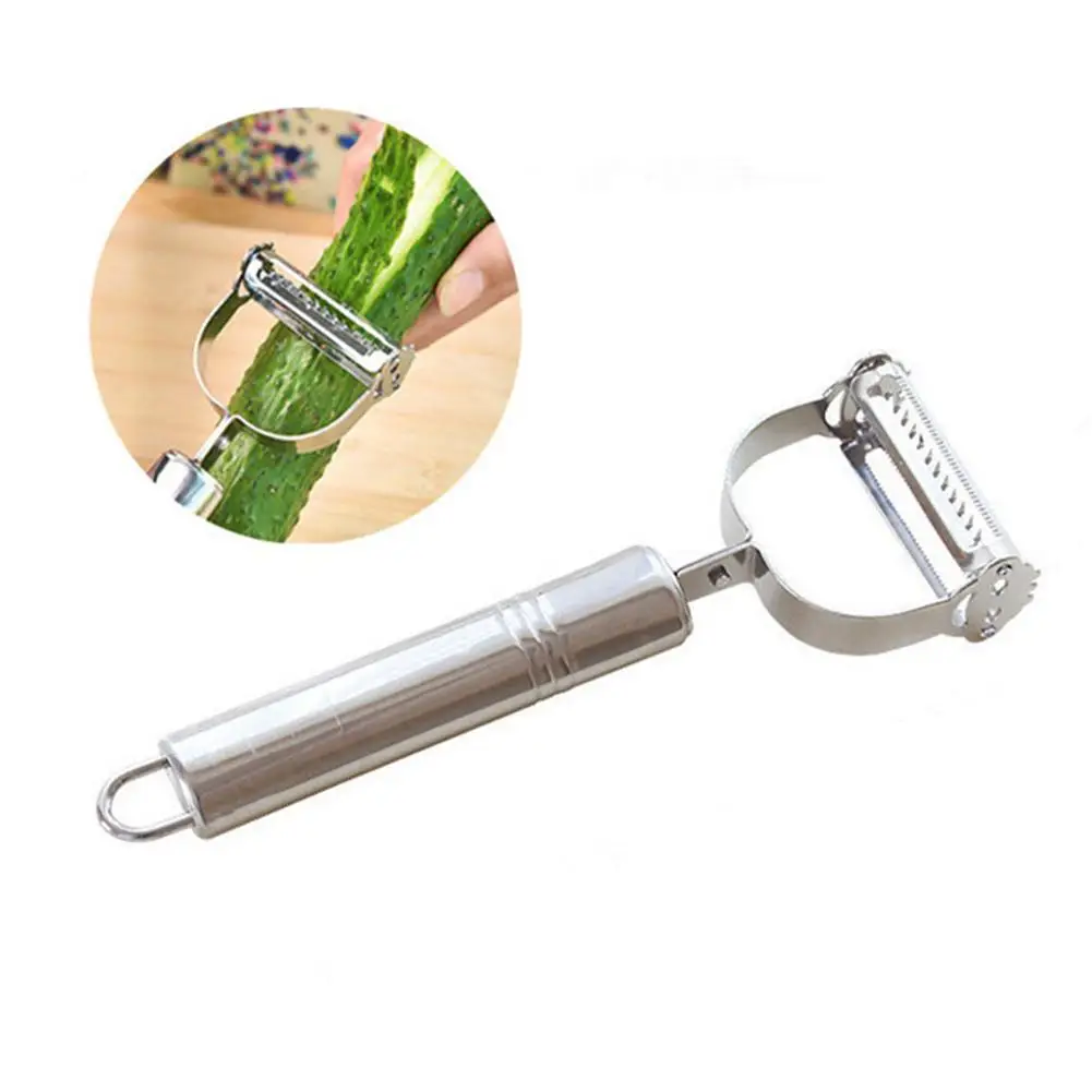 Stainless Steel Peeler Grater Multi-function Peeler Potato Cucumber Carrot Grater Julienne Peeler Slicer Kitchen Accessories
Stainless Steel Peeler Grater Multi-function Peeler Potato Cucumber Carrot Grater Julienne Peeler Slicer Kitchen Accessories