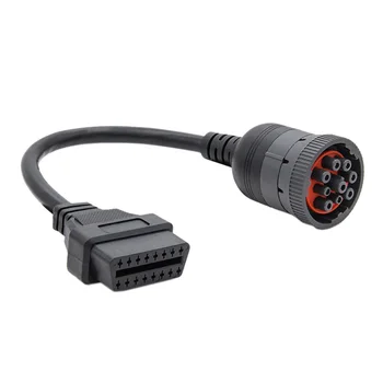 Truck Cable OBD1 to OBD2 Adapter Cable for J1939 9Pin Female to OBD2 16Pin Female Car 
Truck Cable OBD1 to OBD2 Adapter Cable for J1939 9Pin Female to OBD2 16Pin Female Car