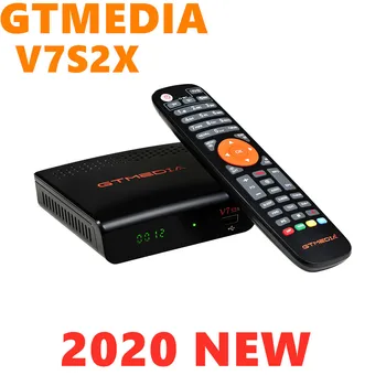 NEW GTMEDIA V7SX2 Digital TV BOX Spain Portugal Satellite TV Receiver Receptor DVB-S2 2 years cccam 7 LINE Poland French Russia