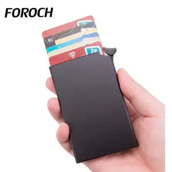 RFID Anti-theft Smart Wallet Thin ID Card Holder Unisex Automatically Solid Metal Bank Credit Card Holder Business Card Wallet
RFID Anti-theft Smart Wallet Thin ID Card Holder Unisex Automatically Solid Metal Bank Credit Card Holder Business Card Wallet
