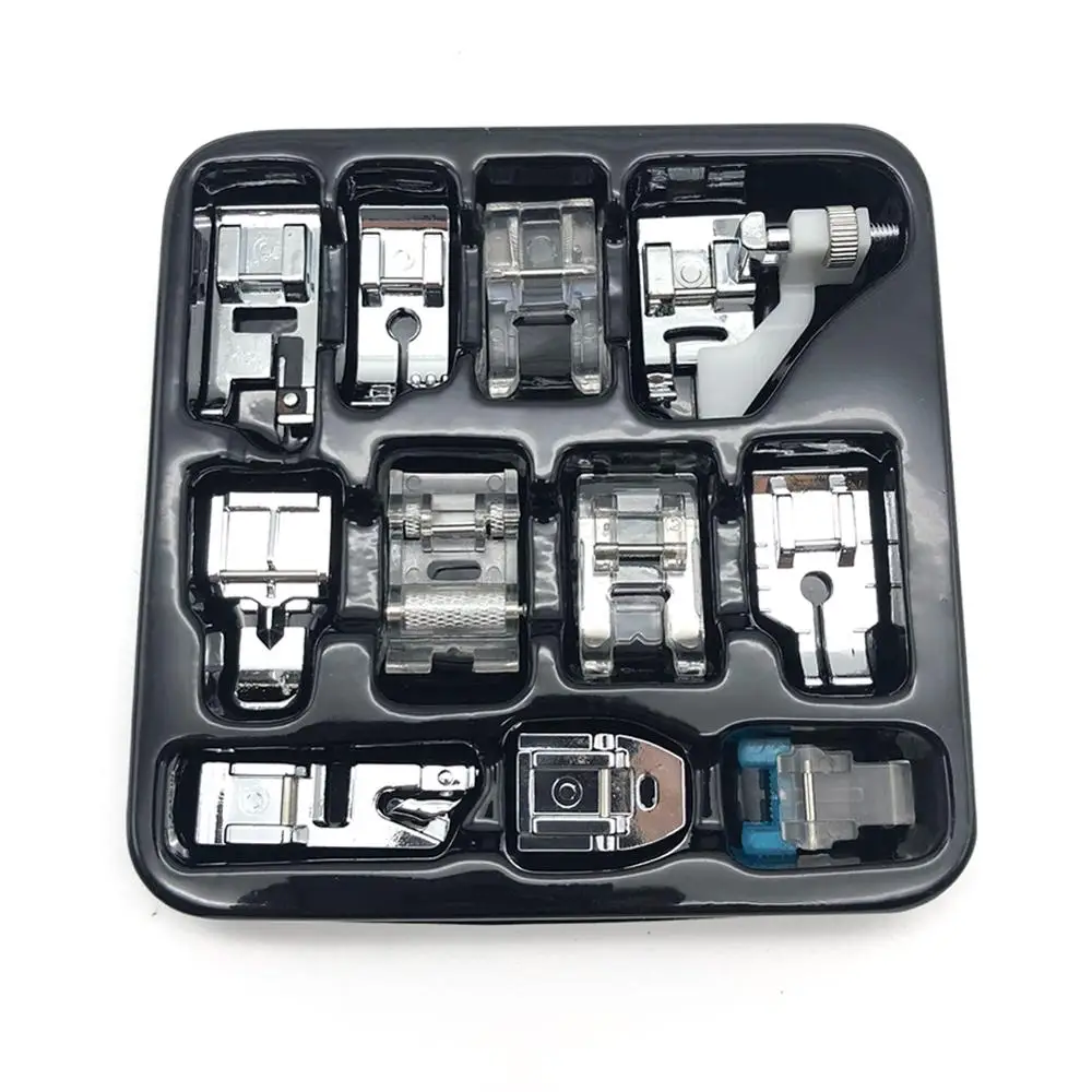 11pcs Multifunction Presser Foot Spare Sewing Machine Parts Accessories for Domestic Sewing Machine Tools & Accessory
11pcs Multifunction Presser Foot Spare Sewing Machine Parts Accessories for Domestic Sewing Machine Tools & Accessory