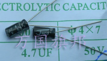 Free Delivery. 4.7 uF electrolytic capacitors 50 v small diameter 4 mm high 7 mm 3 yuan 100 only
Free Delivery. 4.7 uF electrolytic capacitors 50 v small diameter 4 mm high 7 mm 3 yuan 100 only