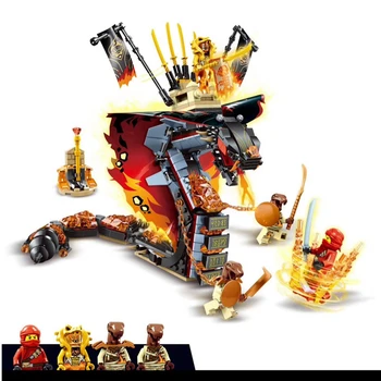 New 2019 Ninjagoed Fire Fang Spinjitzu Building Blocks Set with Figures 70674 Bricks Movie Ninja Model Kids Toys for Children
New 2019 Ninjagoed Fire Fang Spinjitzu Building Blocks Set with Figures 70674 Bricks Movie Ninja Model Kids Toys for Children