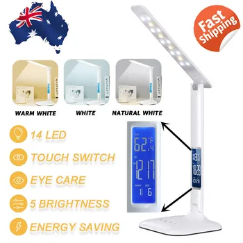 LED Table Lamp Office home Desk Lamp with Temperature Display Eye-protected Lights For Bedroom 5 gear dimming Brightness AU plug
LED Table Lamp Office home Desk Lamp with Temperature Display Eye-protected Lights For Bedroom 5 gear dimming Brightness AU plug