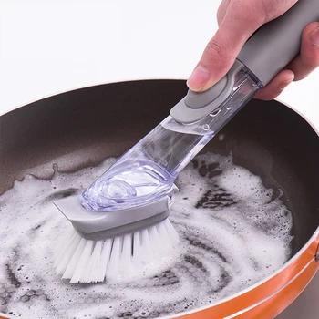 Automatic Liquid Washing Dish Brushes Kitchen Gadgets Cleaning Brush Sink Floor Cleaning Tools Non-Stick Oil Scouring Pad
Automatic Liquid Washing Dish Brushes Kitchen Gadgets Cleaning Brush Sink Floor Cleaning Tools Non-Stick Oil Scouring Pad
