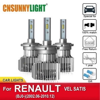 CNSUNNYLIGHT LED Car Headlight Bulb Low Beam Light Lamps For RENAULT VEL SATIS BJ0 2002-2010 HID D2S Projector Lens Car-Styling
CNSUNNYLIGHT LED Car Headlight Bulb Low Beam Light Lamps For RENAULT VEL SATIS BJ0 2002-2010 HID D2S Projector Lens Car-Styling