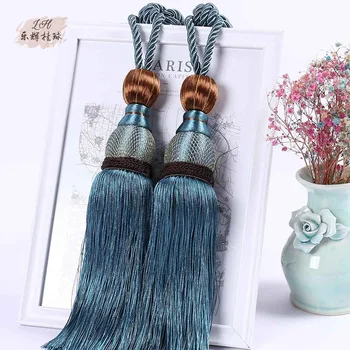 New Curtain Tiebacks Curtain Holdback Tassel Hanging Ball Curtain Straps Tied Rope Curtain Accessories
New Curtain Tiebacks Curtain Holdback Tassel Hanging Ball Curtain Straps Tied Rope Curtain Accessories