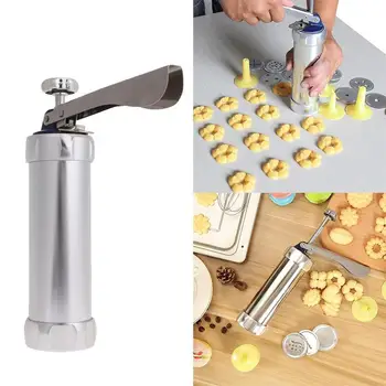 Cookie Press Making Gun Biscuits Cake Mold Cookie Press Decoration Baking Gun Machine Dessert Maker 1set X7E5
Cookie Press Making Gun Biscuits Cake Mold Cookie Press Decoration Baking Gun Machine Dessert Maker 1set X7E5