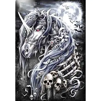 5D Diamond Painting Embroidery Handicrafts DIY Diamond Embroidery Mosaic Gift Unicorn Skull Diamond Wall Arts Decor
5D Diamond Painting Embroidery Handicrafts DIY Diamond Embroidery Mosaic Gift Unicorn Skull Diamond Wall Arts Decor