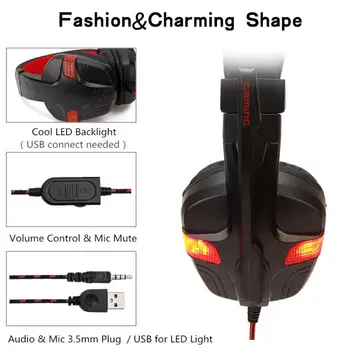 3.5 Mm Gaming Headset Head-mounted Laptop Computer PC PS4 Earphone With Mic Stereo Noise-canceling Headphones Dropshipping
3.5 Mm Gaming Headset Head-mounted Laptop Computer PC PS4 Earphone With Mic Stereo Noise-canceling Headphones Dropshipping