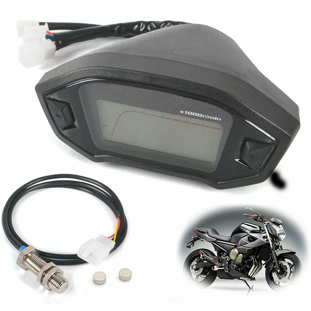 Electric Accessories Tachometer Odometer Easy Use Travel Distance Universal LCD Digital Waterproof Motorcycle Speedometer
Electric Accessories Tachometer Odometer Easy Use Travel Distance Universal LCD Digital Waterproof Motorcycle Speedometer