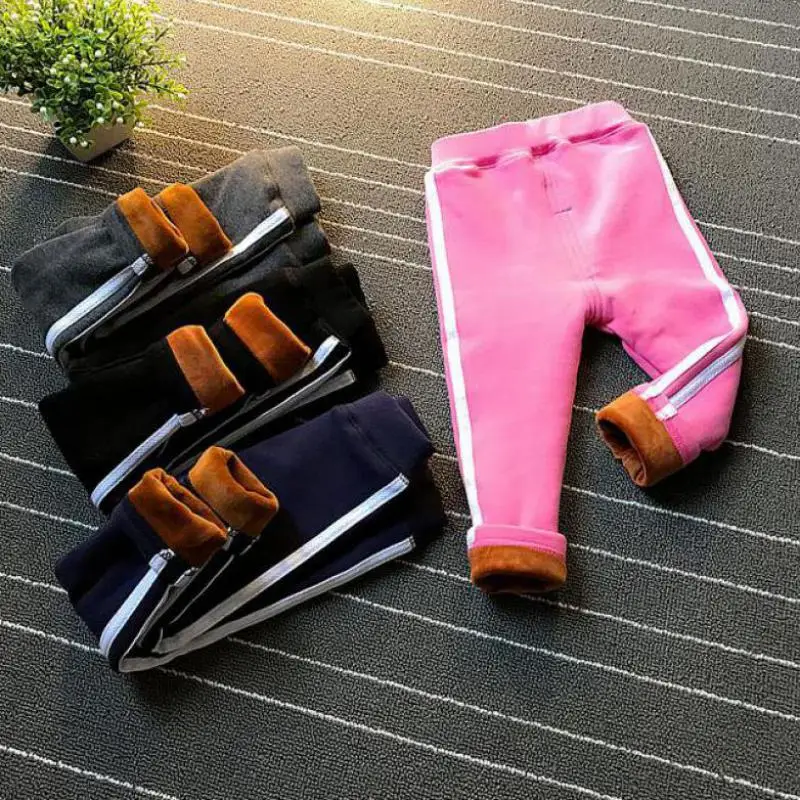 Fashion Kids Side Stripe Velvet Thickening Pants 2019 Autumn Winter Babys Girls Thicken Warm Thicken Children's Casual Pants 
Fashion Kids Side Stripe Velvet Thickening Pants 2019 Autumn Winter Babys Girls Thicken Warm Thicken Children's Casual Pants