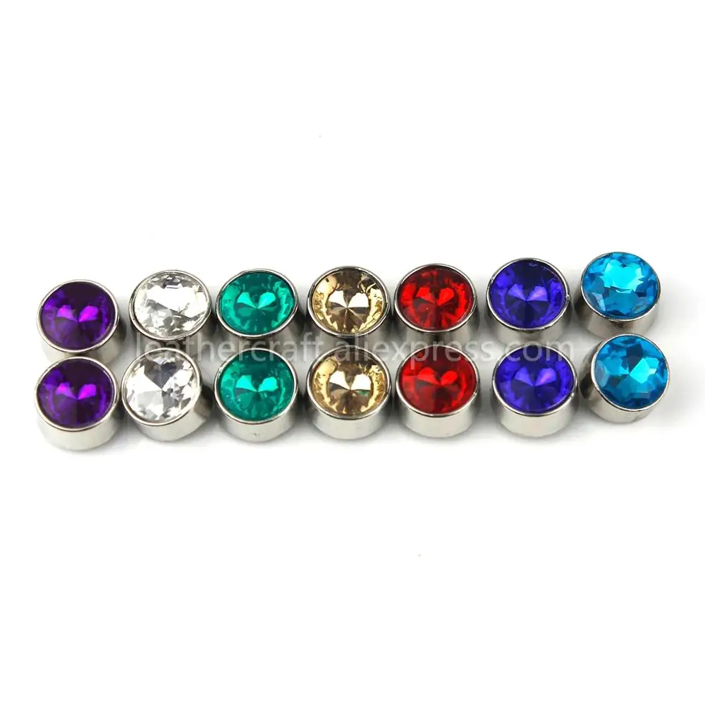 10pcs Metal Crystal Clear Synthetic Rhinestone Rivets Nail Studs Leather Crafts Bag Garments Phone Case Decor Accessories Parts
10pcs Metal Crystal Clear Synthetic Rhinestone Rivets Nail Studs Leather Crafts Bag Garments Phone Case Decor Accessories Parts