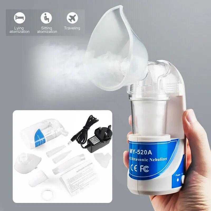 25ML Ultrasonic Inhaler Inhalation Portable Nebulizer Asthma Humidifier Respirator Machine Adapter Charging Handheld Nebulizer
25ML Ultrasonic Inhaler Inhalation Portable Nebulizer Asthma Humidifier Respirator Machine Adapter Charging Handheld Nebulizer