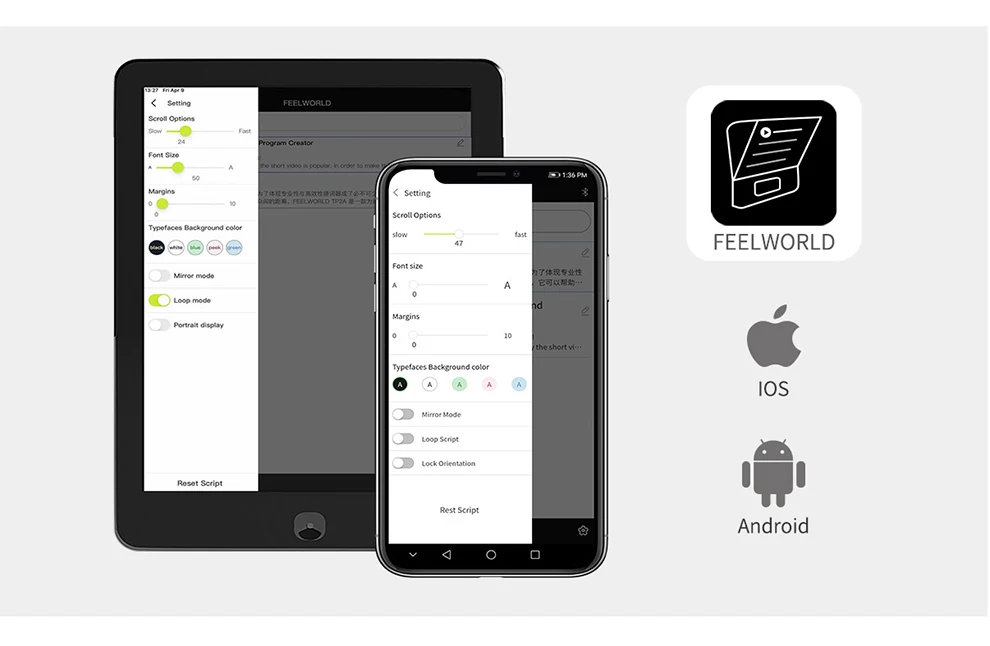 FEELWORLD TP10 Folding Teleprompter – 10-Inch for Mobile Phones, Tablets, and DSLR Cameras with Remote Control 19 FEELWORLD TP10 Folding Teleprompter – 10-Inch for Mobile Phones, Tablets, and DSLR Cameras with Remote Control 14