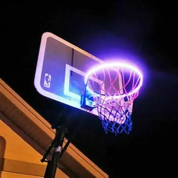 LED Basket Hoop Solar Light Basketball Hoop Sensor-Activated LED Solar Strip Light-8 Flash Modes Shoot Hoops At Night Basketball
LED Basket Hoop Solar Light Basketball Hoop Sensor-Activated LED Solar Strip Light-8 Flash Modes Shoot Hoops At Night Basketball