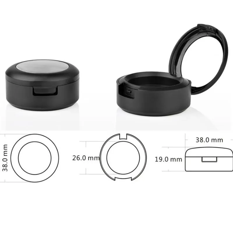 500pcs 26mm Black Makeup Blusher Compact Case Empty Cosmetic Lipstick Packing Containers Eyeshadow/Eyebrow Powder Boxes
500pcs 26mm Black Makeup Blusher Compact Case Empty Cosmetic Lipstick Packing Containers Eyeshadow/Eyebrow Powder Boxes