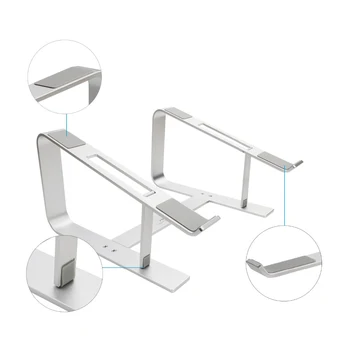 2020 New Aluminum Alloy 11-17 inch Notebook Laptop Stand Ergonomic Notebook Cooler Laptop Cooling Silver Grey
2020 New Aluminum Alloy 11-17 inch Notebook Laptop Stand Ergonomic Notebook Cooler Laptop Cooling Silver Grey