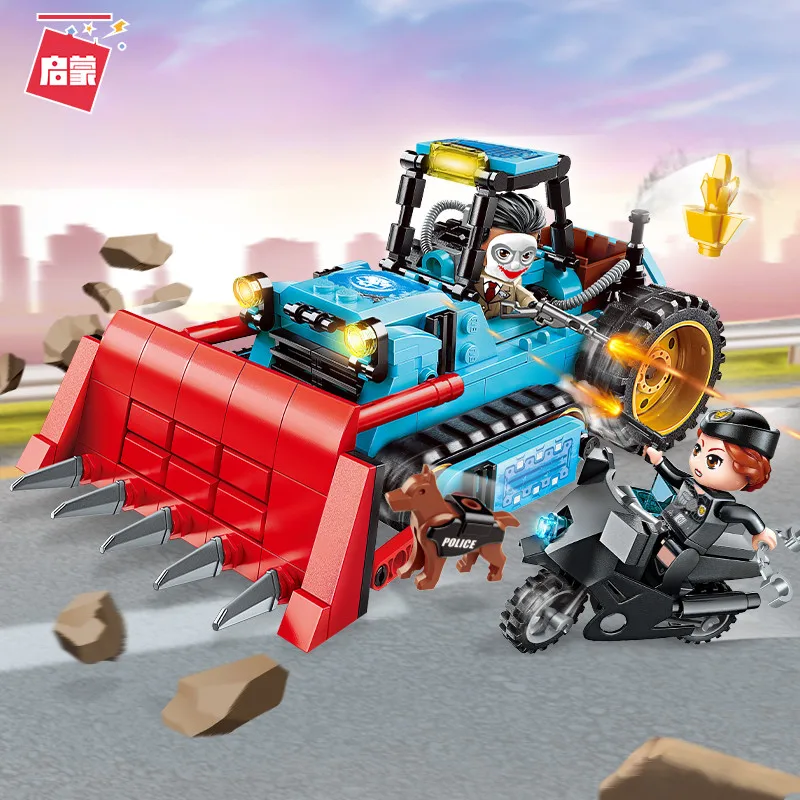 Enlighten Building Block City Police Toothed Bulldozer 2 Figures 247pcs MOC Educational Brick Toy Boy Gift-No Box
Enlighten Building Block City Police Toothed Bulldozer 2 Figures 247pcs MOC Educational Brick Toy Boy Gift-No Box