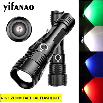 4 in 1 Multifunction LED Tactical Flashlight 4 Gears Telescopic zoom Hunting Flashlight 18650 Usb Rechargeable lantern with clip
4 in 1 Multifunction LED Tactical Flashlight 4 Gears Telescopic zoom Hunting Flashlight 18650 Usb Rechargeable lantern with clip