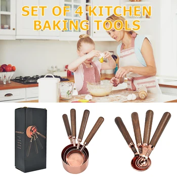 4pcs/Set Measuring Cup Measuring Spoon Set Coffee Sugar Scoop Baking Cooking Kitchen Measuring Cups Kitchen Mold Set Baking Tool
4pcs/Set Measuring Cup Measuring Spoon Set Coffee Sugar Scoop Baking Cooking Kitchen Measuring Cups Kitchen Mold Set Baking Tool
