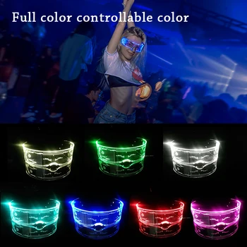 LED Glasses EL Wire Neon Luminous LED Glasses Light Up Glasses Rave Costume Party Decor DJ SunGlasses Halloween Decor 
LED Glasses EL Wire Neon Luminous LED Glasses Light Up Glasses Rave Costume Party Decor DJ SunGlasses Halloween Decor