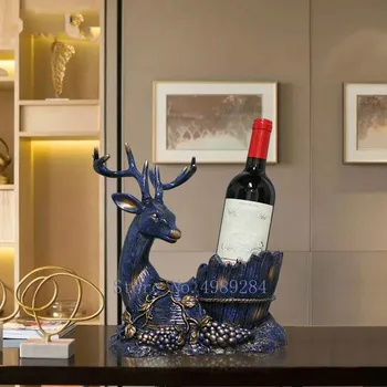 NORDIC CREATIVE RESIN WINE RACK DEER CRAFTS ORNAMENTS MODERN HOME DESKTOP STORAGE DECORATIVE ACCESSORIES MINIATURE FIGURINES
NORDIC CREATIVE RESIN WINE RACK DEER CRAFTS ORNAMENTS MODERN HOME DESKTOP STORAGE DECORATIVE ACCESSORIES MINIATURE FIGURINES