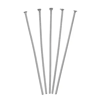 300 PCs Stainless Steel Head Pins Sewing Craft For Jewelry DIY Tools Accessories 3.5cm(1 3/8") Long, 0.7mm (21 gauge)
300 PCs Stainless Steel Head Pins Sewing Craft For Jewelry DIY Tools Accessories 3.5cm(1 3/8") Long, 0.7mm (21 gauge)