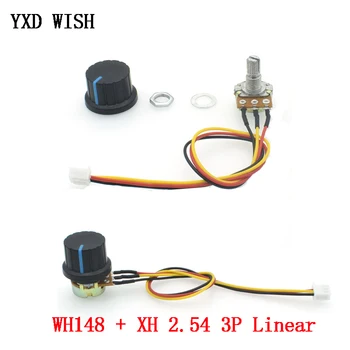 2Set WH148 Potentiometer B10K B100K Speed Control Knob Control Switch XH2.54 3P Linear Control Handle
2Set WH148 Potentiometer B10K B100K Speed Control Knob Control Switch XH2.54 3P Linear Control Handle