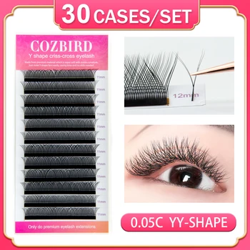 30 cases YY LASH Y shape eyelash extensions 0.05 Easy fanning Russian Volume lash Premade fans 12 rows mesh make up tool
30 cases YY LASH Y shape eyelash extensions 0.05 Easy fanning Russian Volume lash Premade fans 12 rows mesh make up tool