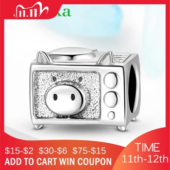 Hot 925 Sterling Silver Square Pig's oven charms for Women Jewelry Making 925 Sterling Silver Charm Beads for Bracelet Bangle
Hot 925 Sterling Silver Square Pig's oven charms for Women Jewelry Making 925 Sterling Silver Charm Beads for Bracelet Bangle